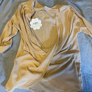 brand new shop hopes open back sweater